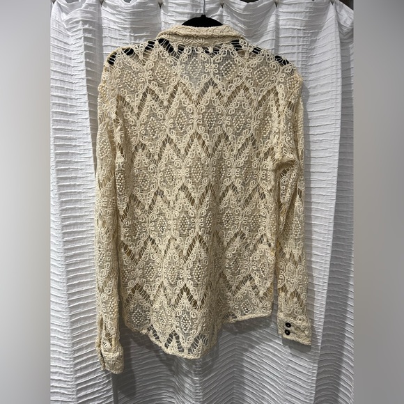 Free People Lace Button Up - Picture 5 of 5